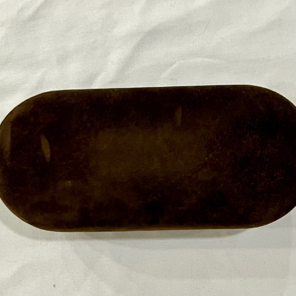 Tom Ford Eyeglasses Case Brown Velvet Hard Shell Sunglass Box Storage - Picture 4 of 6
